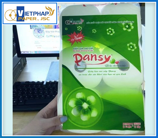 Pansy green flower toilet paper with 6 rolls />
                                                 		<script>
                                                            var modal = document.getElementById(